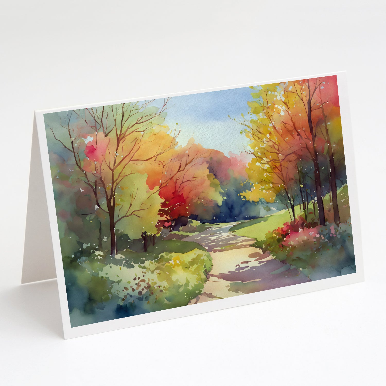 Buy this North Carolina Dogwoods in Watercolor Greeting Cards Pack of 8