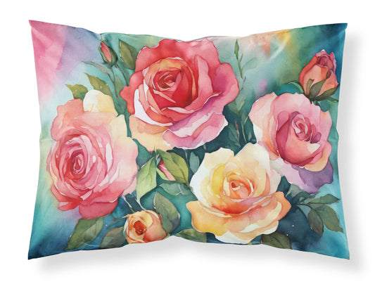 Buy this Oklahoma Roses in Watercolor Standard Pillowcase