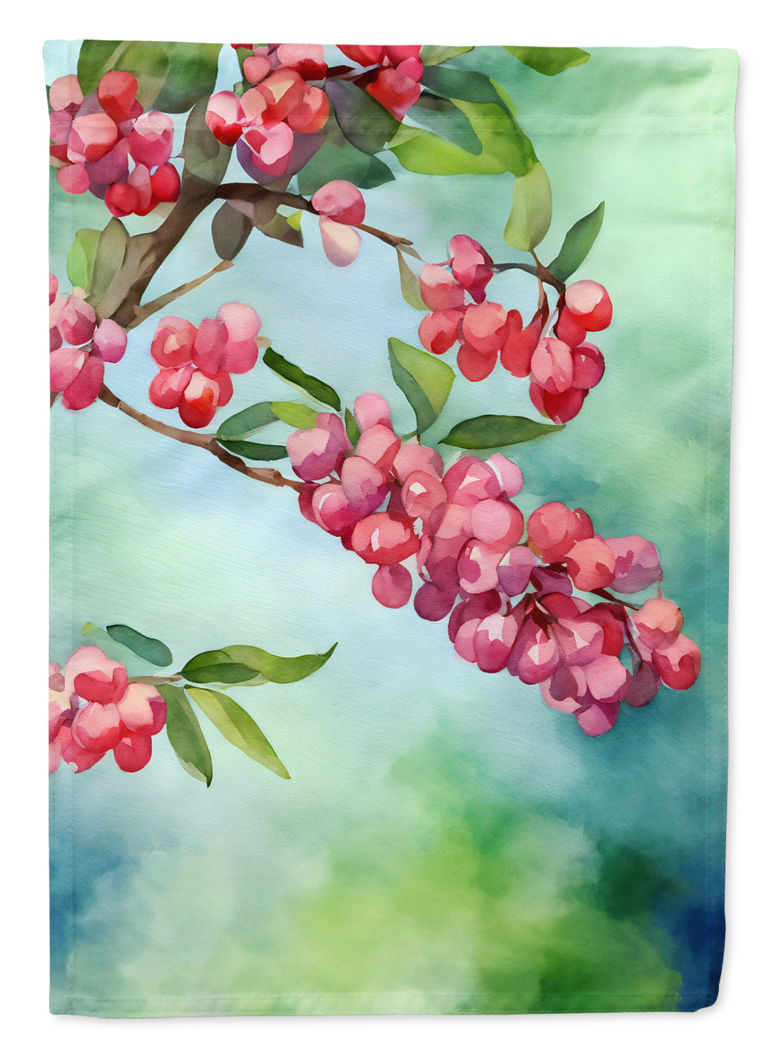 Buy this Pennsylvania Mountain Laurels in Watercolor House Flag