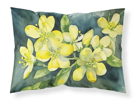 Buy this South Carolina Yellow Jessamine in Watercolor Standard Pillowcase