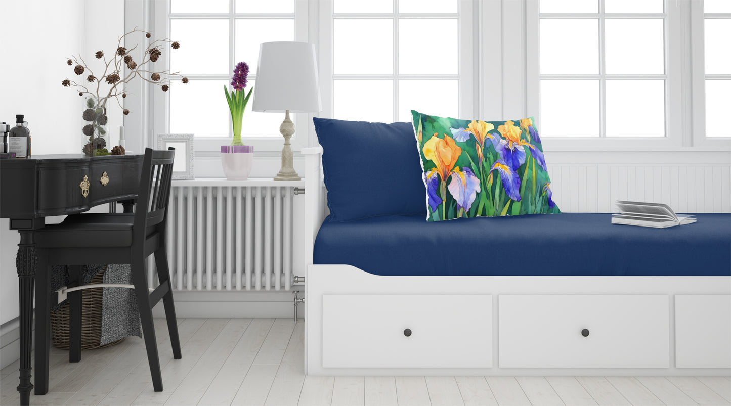 Tennessee Iris in Watercolor Standard Pillowcase
