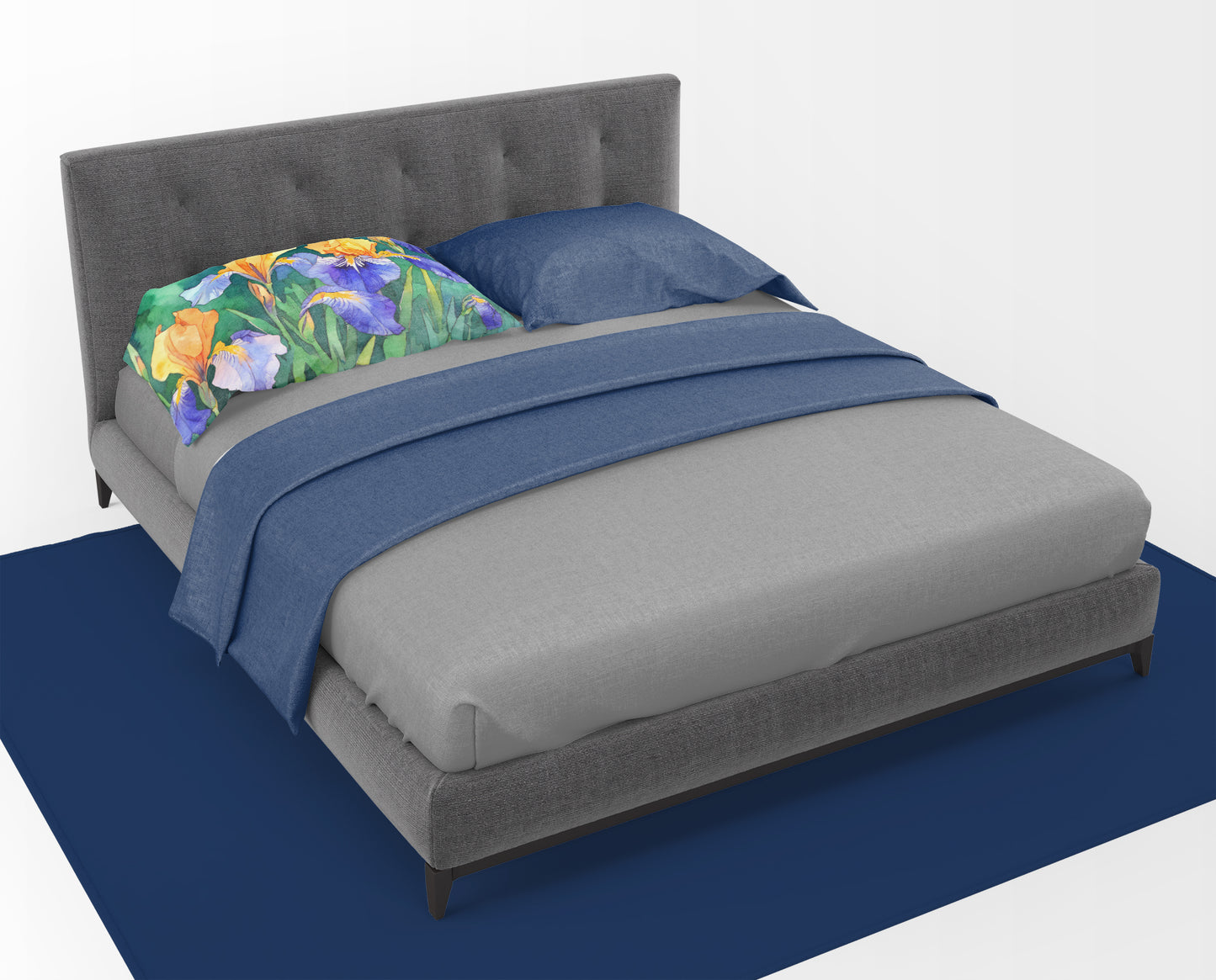 Tennessee Iris in Watercolor Standard Pillowcase