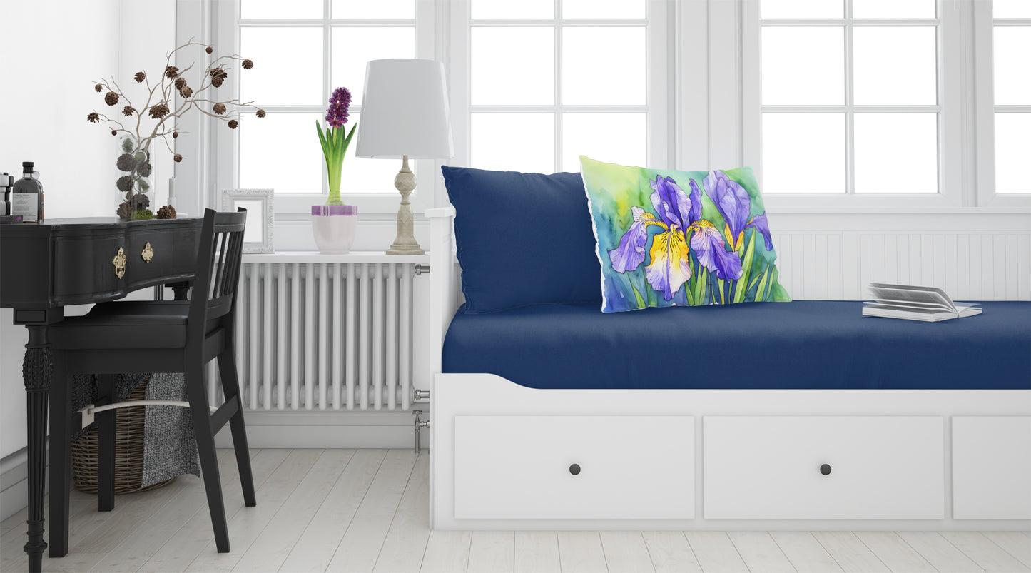 Tennessee Iris in Watercolor Standard Pillowcase