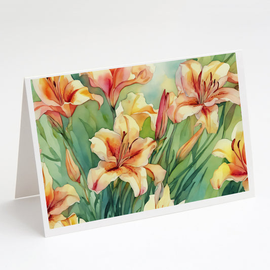 Buy this Utah Sego Lilies in Watercolor Greeting Cards Pack of 8