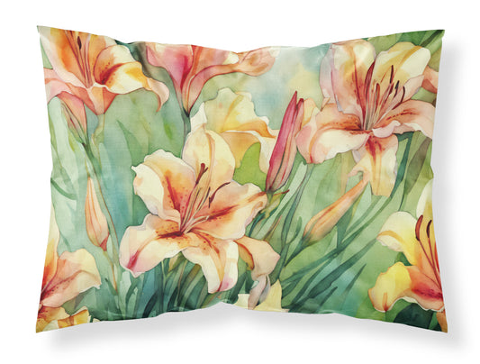 Buy this Utah Sego Lilies in Watercolor Standard Pillowcase