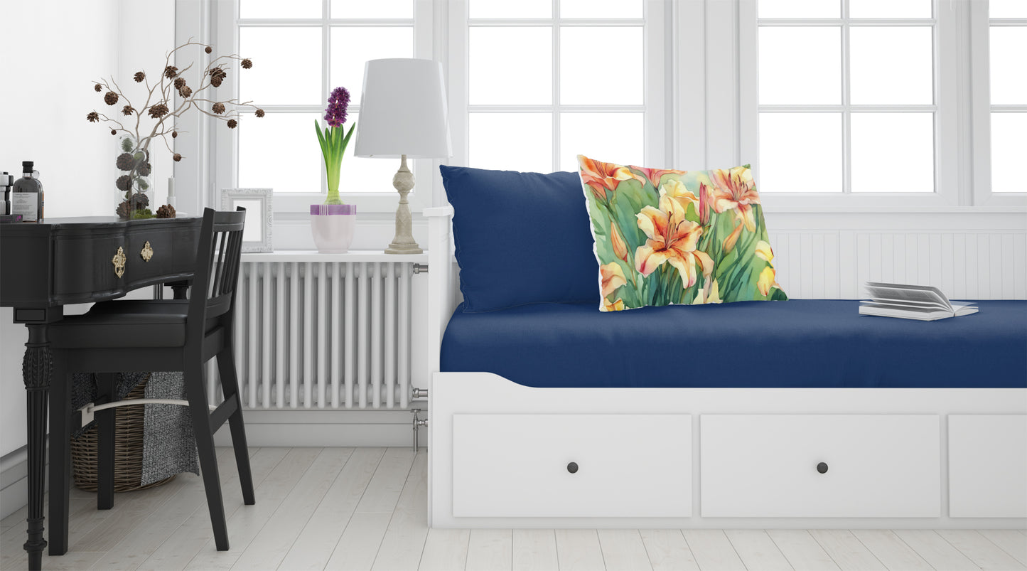 Utah Sego Lilies in Watercolor Standard Pillowcase