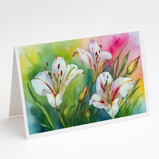 Buy this Utah Sego Lilies in Watercolor Greeting Cards Pack of 8