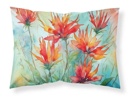 Buy this Wyoming Indian Paintbrush in Watercolor Standard Pillowcase