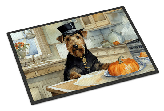 Buy this Airedale Terrier Fall Kitchen Pumpkins Doormat