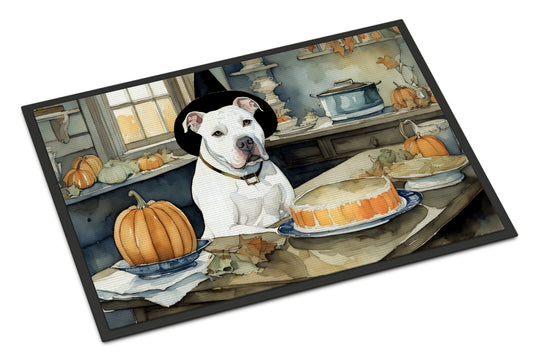 Buy this Pit Bull Terrier Fall Kitchen Pumpkins Doormat