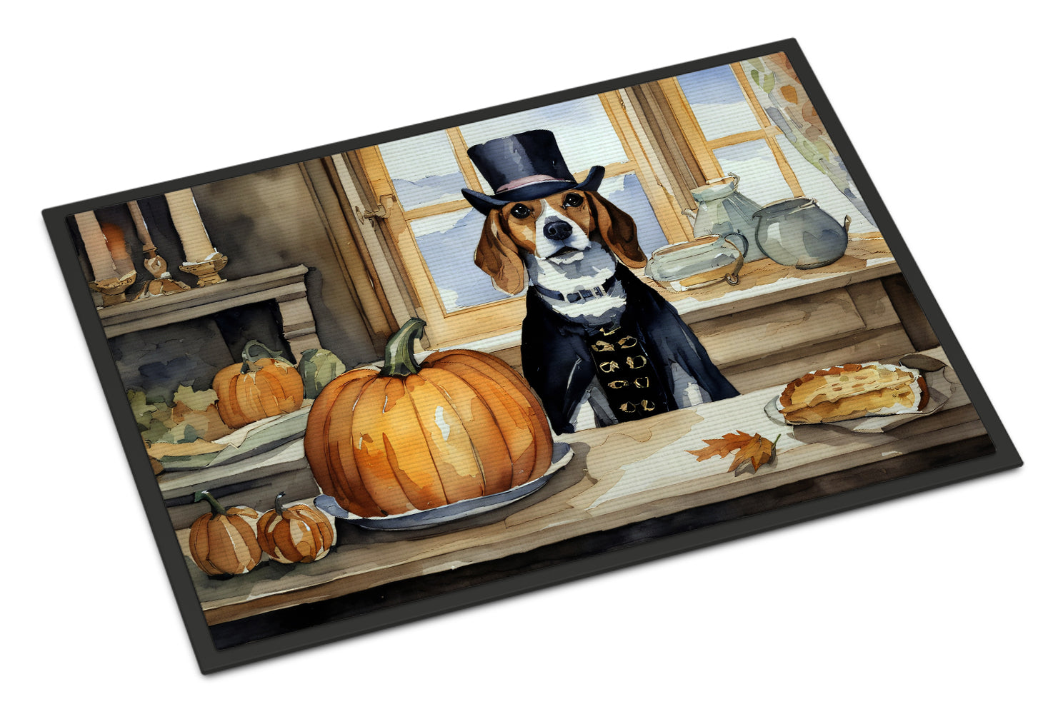 Buy this Beagle Fall Kitchen Pumpkins Doormat