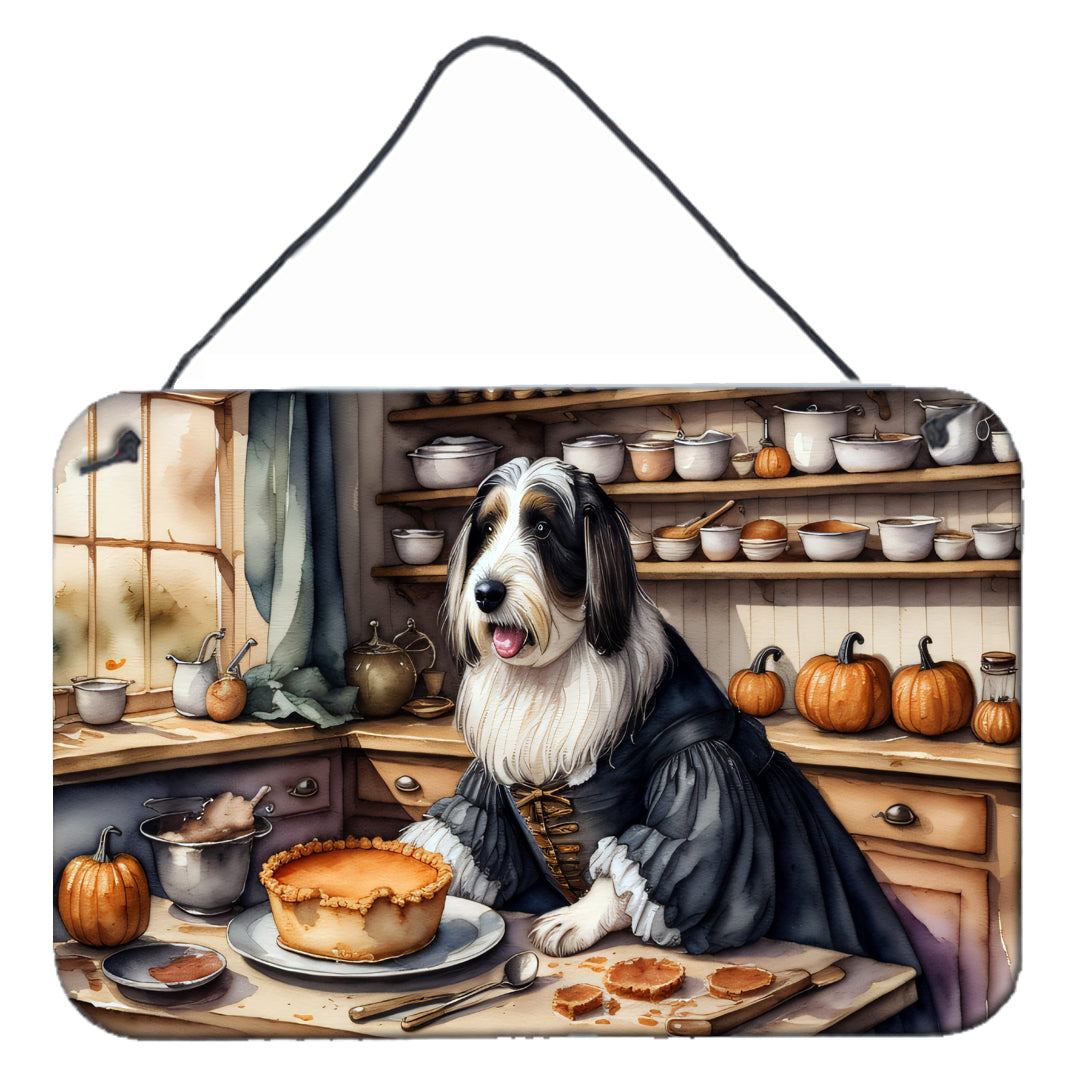 Buy this Bearded Collie Fall Kitchen Pumpkins Wall or Door Hanging Prints