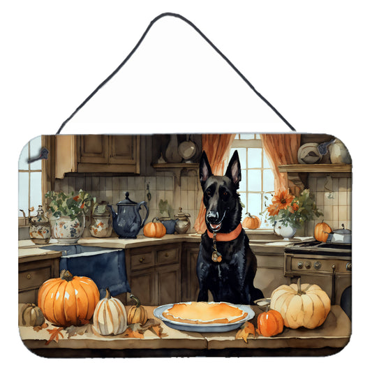 Buy this Belgian Malinois Fall Kitchen Pumpkins Wall or Door Hanging Prints