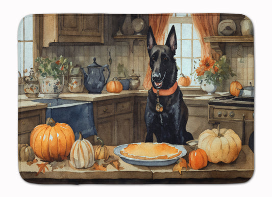 Buy this Belgian Malinois Fall Kitchen Pumpkins Memory Foam Kitchen Mat