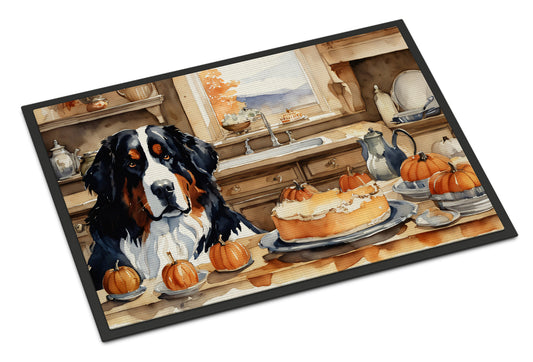 Buy this Bernese Mountain Dog Fall Kitchen Pumpkins Doormat