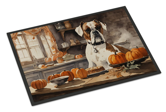 Buy this Boxer Fall Kitchen Pumpkins Doormat