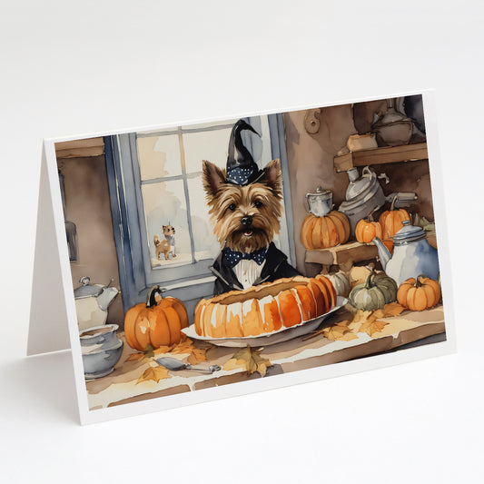 Buy this Cairn Terrier Fall Kitchen Pumpkins Greeting Cards Pack of 8