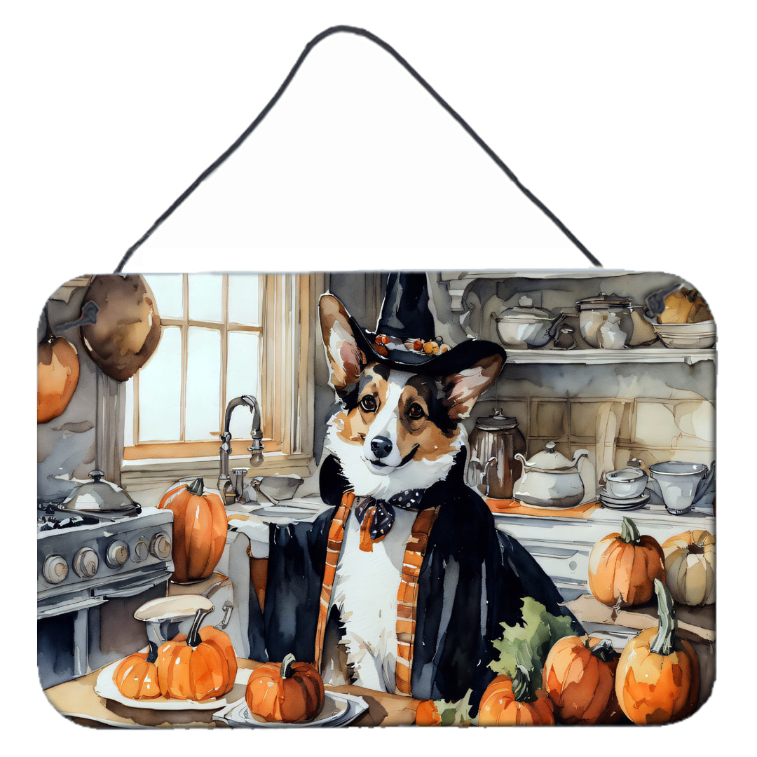 Buy this Corgi Fall Kitchen Pumpkins Wall or Door Hanging Prints