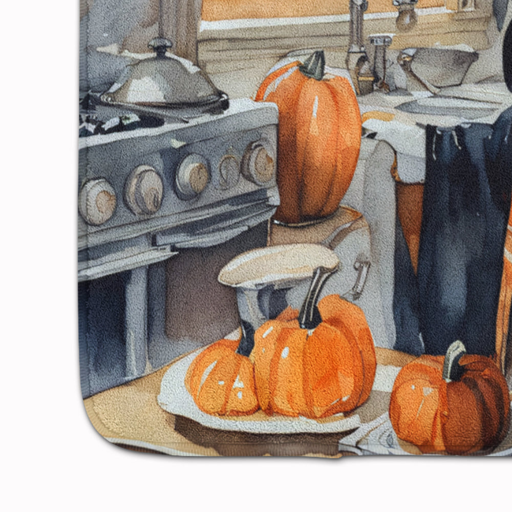 Corgi Fall Kitchen Pumpkins Memory Foam Kitchen Mat