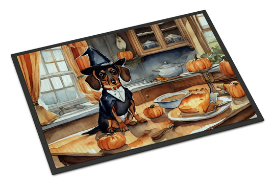 Buy this Dachshund Fall Kitchen Pumpkins Doormat