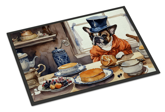 Buy this French Bulldog Fall Kitchen Pumpkins Doormat