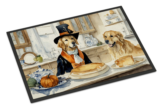 Buy this Golden Retriever Fall Kitchen Pumpkins Doormat