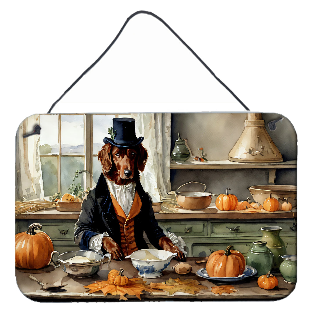 Buy this Irish Setter Fall Kitchen Pumpkins Wall or Door Hanging Prints