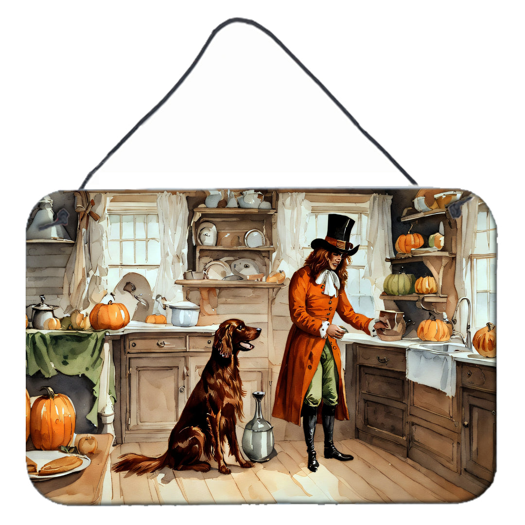 Buy this Irish Setter Fall Kitchen Pumpkins Wall or Door Hanging Prints