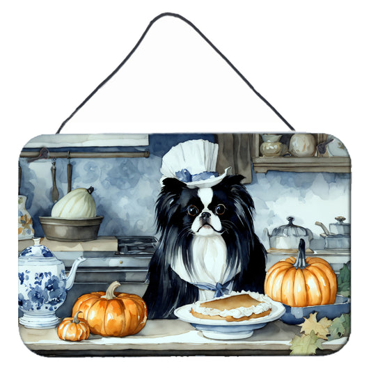 Buy this Japanese Chin Fall Kitchen Pumpkins Wall or Door Hanging Prints