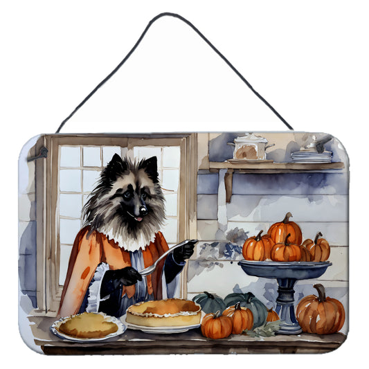 Buy this Keeshond Fall Kitchen Pumpkins Wall or Door Hanging Prints