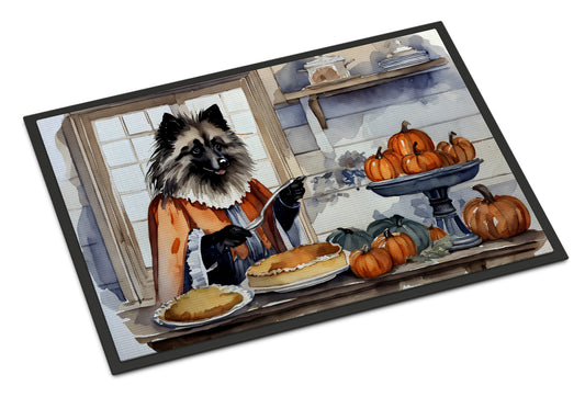 Buy this Keeshond Fall Kitchen Pumpkins Doormat