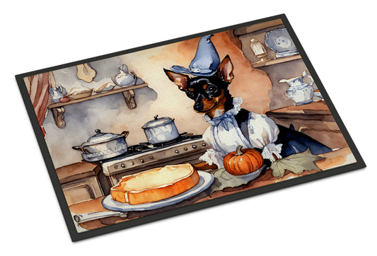 Buy this Miniature Pinscher Fall Kitchen Pumpkins Doormat