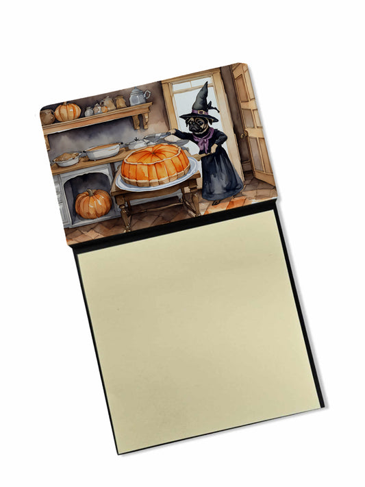 Buy this Pug Fall Kitchen Pumpkins Sticky Note Holder