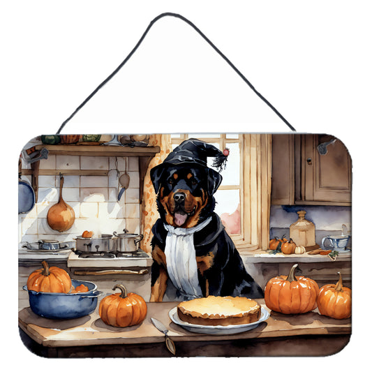 Buy this Rottweiler Fall Kitchen Pumpkins Wall or Door Hanging Prints