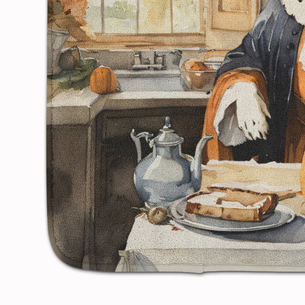 Saint Bernard Fall Kitchen Pumpkins Memory Foam Kitchen Mat