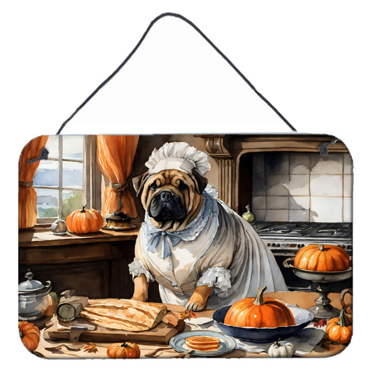 Buy this Shar Pei Fall Kitchen Pumpkins Wall or Door Hanging Prints