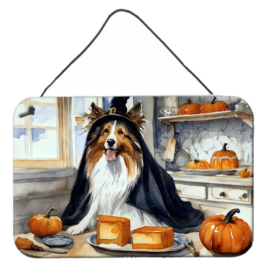 Buy this Sheltie Fall Kitchen Pumpkins Wall or Door Hanging Prints