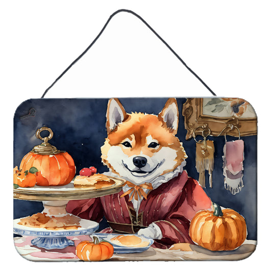 Buy this Shiba Inu Fall Kitchen Pumpkins Wall or Door Hanging Prints