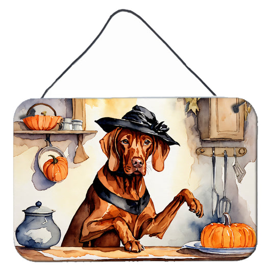 Buy this Vizsla Fall Kitchen Pumpkins Wall or Door Hanging Prints