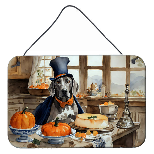 Buy this Weimaraner Fall Kitchen Pumpkins Wall or Door Hanging Prints