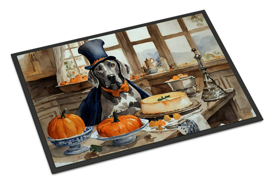 Buy this Weimaraner Fall Kitchen Pumpkins Doormat