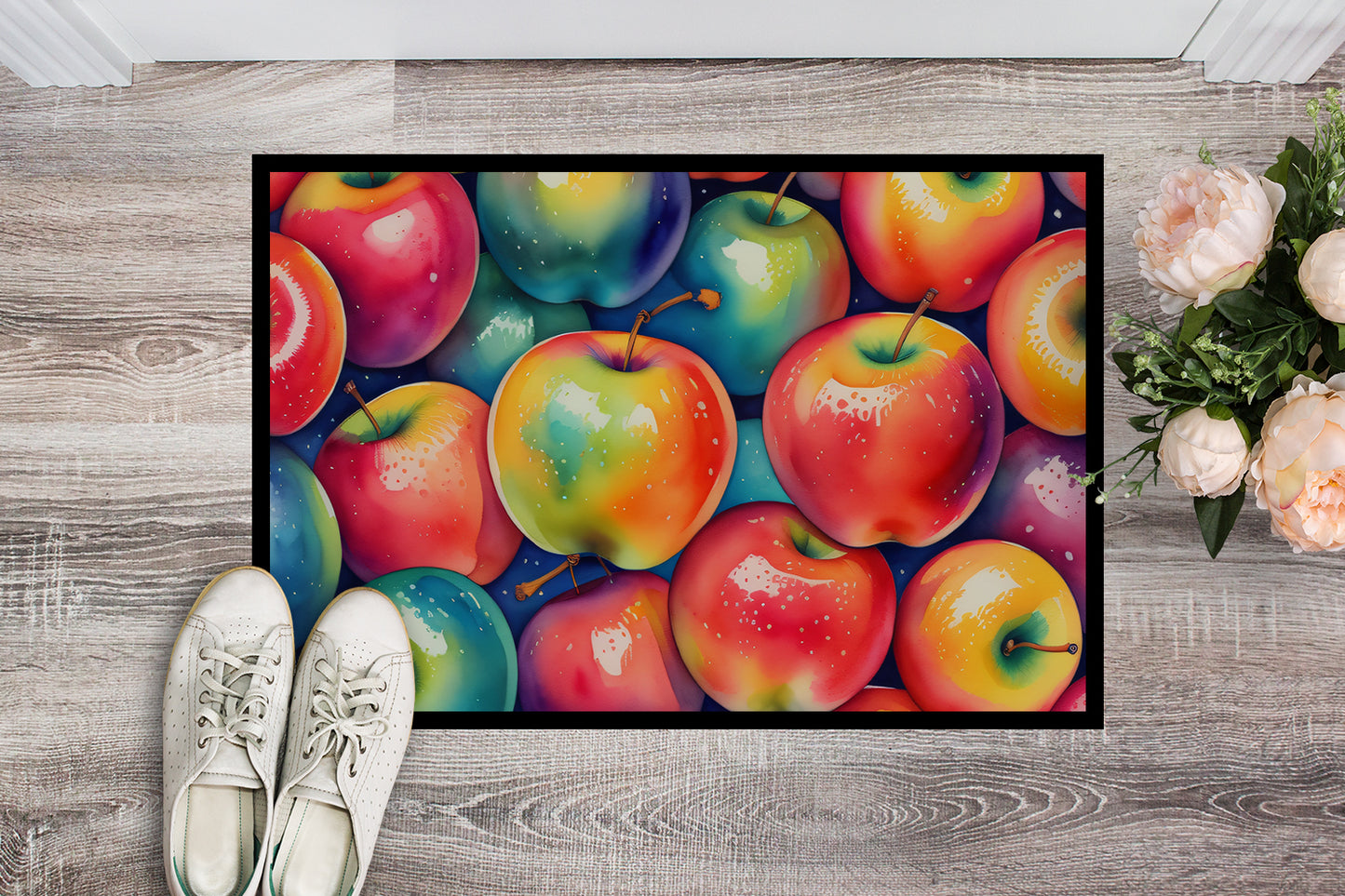 Colorful Apples Doormat