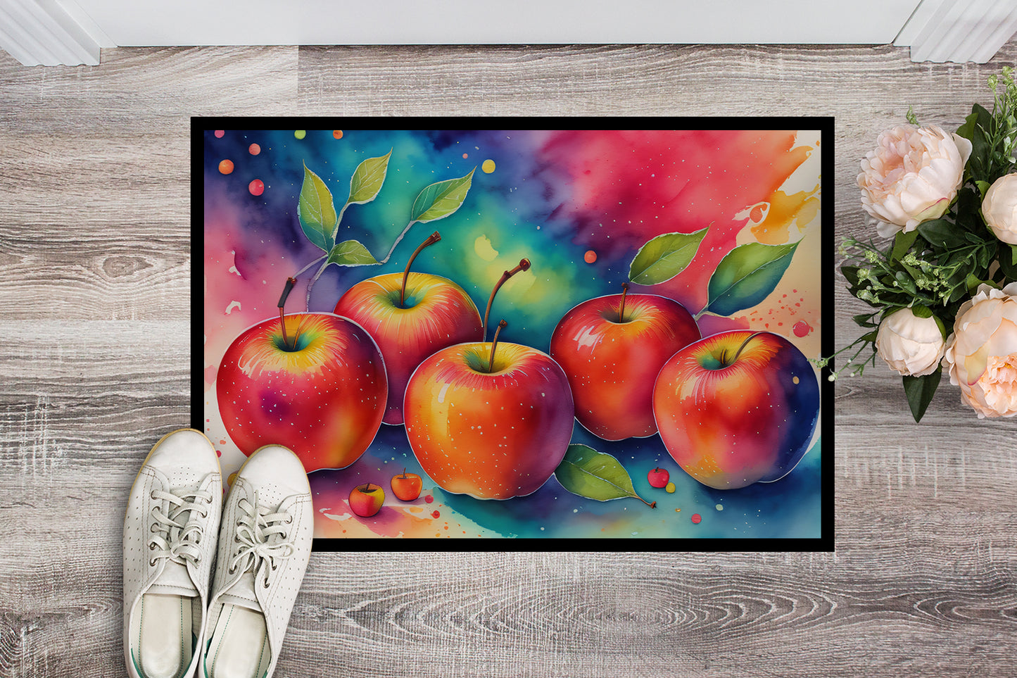 Colorful Apples Doormat