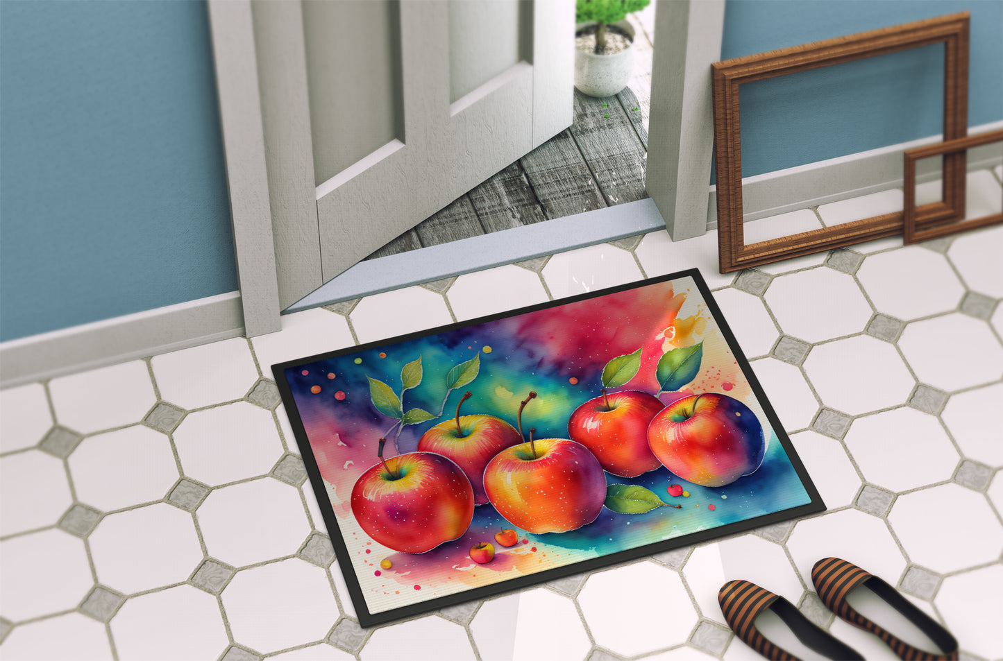 Colorful Apples Doormat