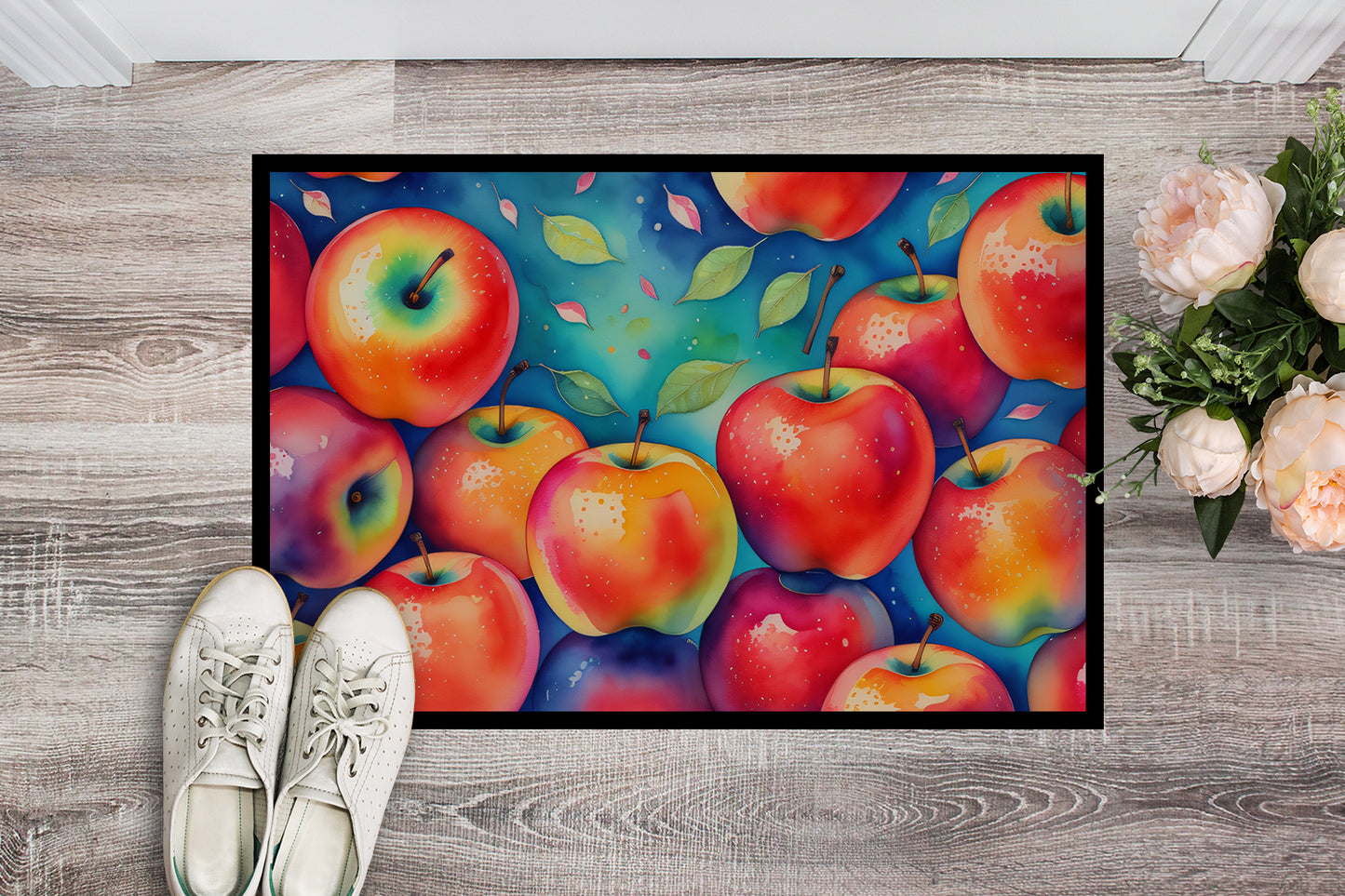 Colorful Apples Doormat