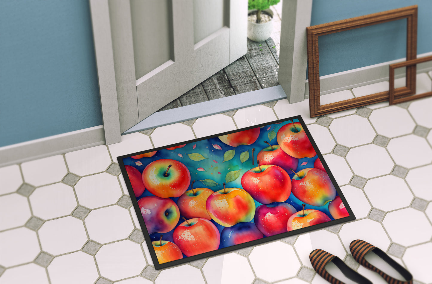 Colorful Apples Doormat