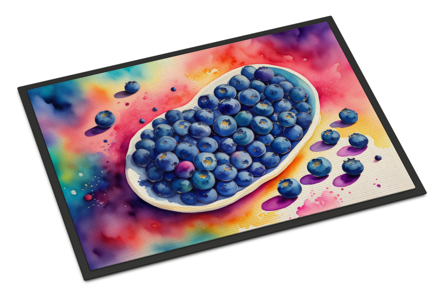 Buy this Colorful Blueberries Doormat