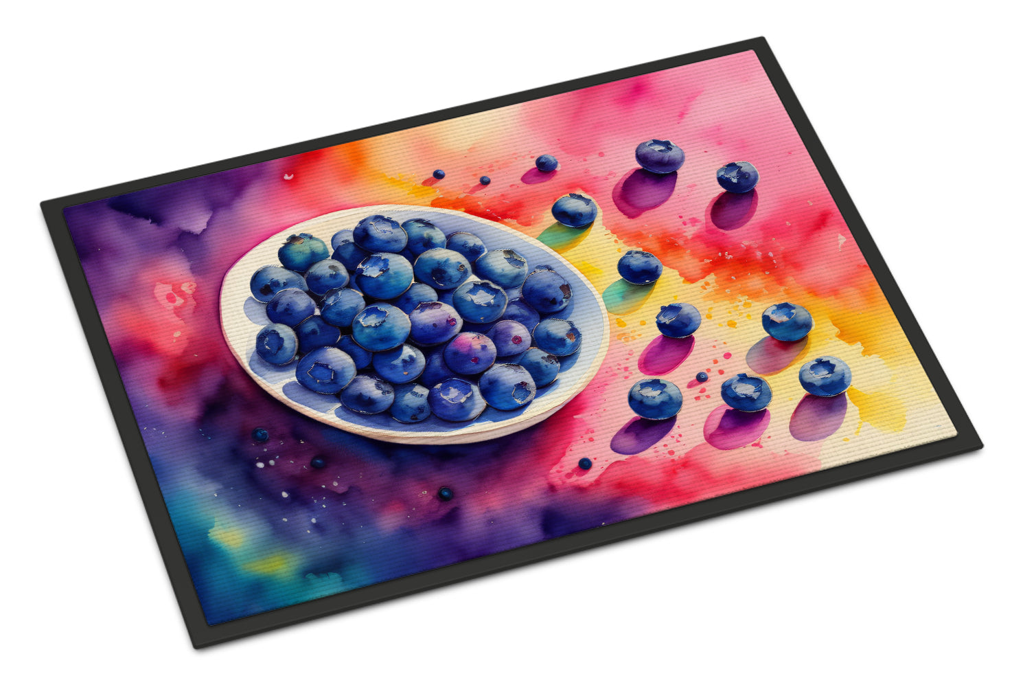 Buy this Colorful Blueberries Doormat