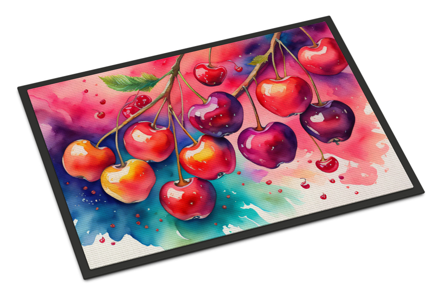 Buy this Colorful Cherries Doormat