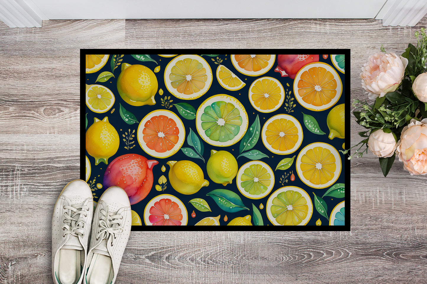 Colorful Lemons Doormat